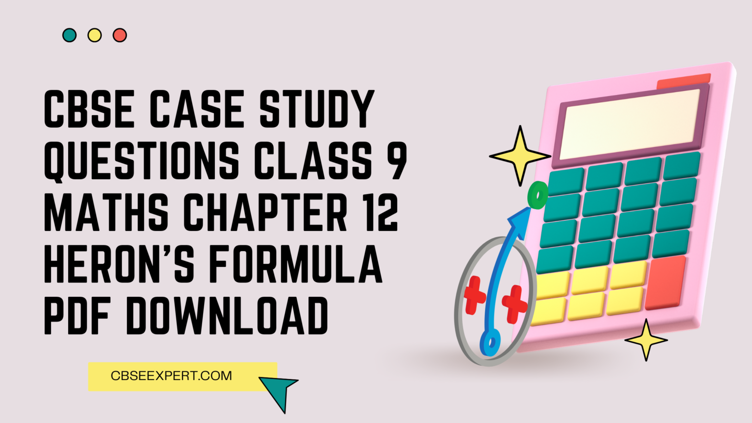 case study based questions class 9 maths chapter 12